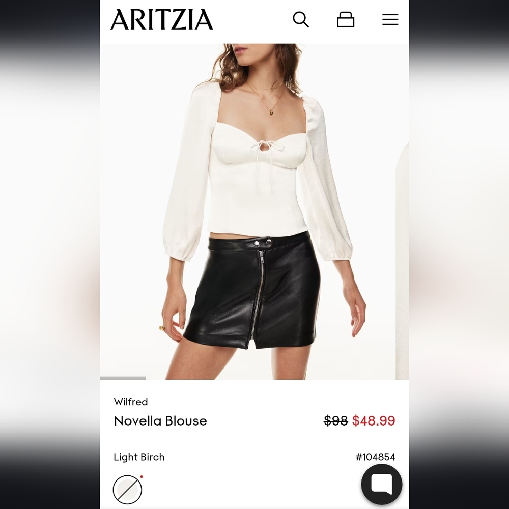 Wilfred Light Birch Novella Blouse